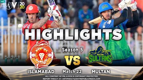 multan sultans vs islamabad united match scorecard